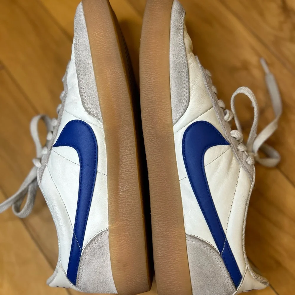 Nike Killshot 2 Leather Sail Hyper Men’s Blue Swoosh Casual Sneakers